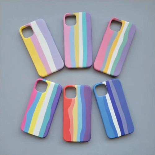 Cás Fón Patrún Rainbow Silicone